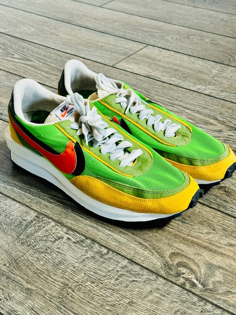 Nike Sacai x LDWaffle Green Gusto